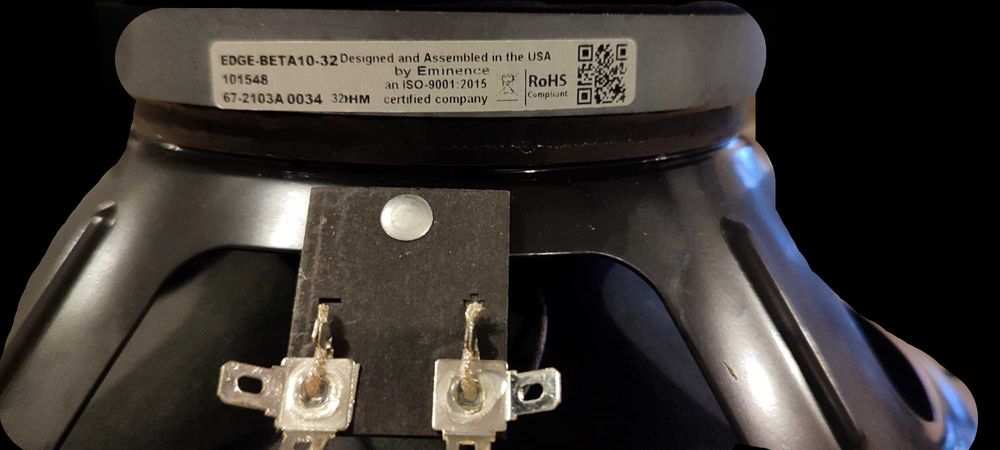 Eminence Beta -10" 250 W 32 Ohms, OEM x 4 szt.