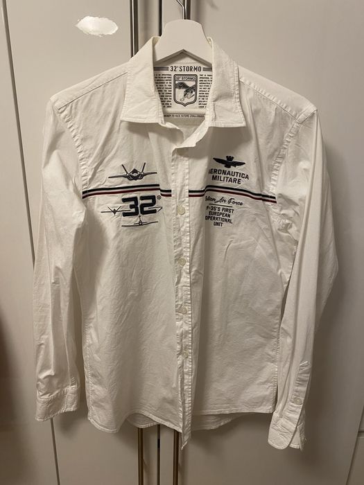 Koszula męska bawełniana firmy AERONAUTICA MILITARE