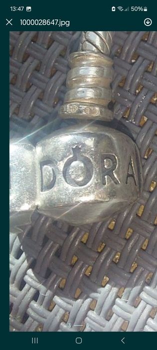 Pulseira em prata Pandora original mais anel em prata e ouro