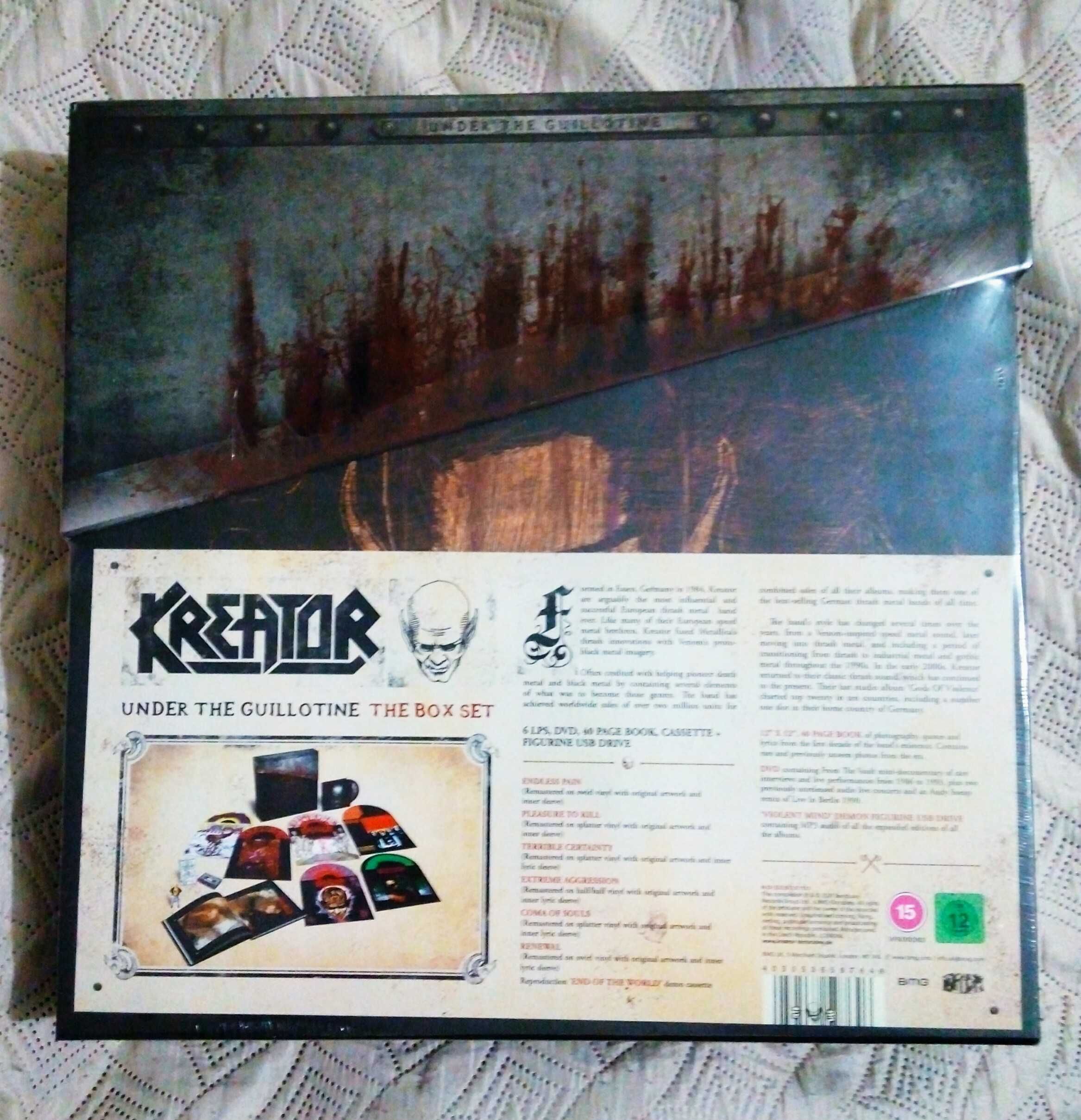 Kreator - " The Box " ... 6 LPs, USB, Book, DVD, K7