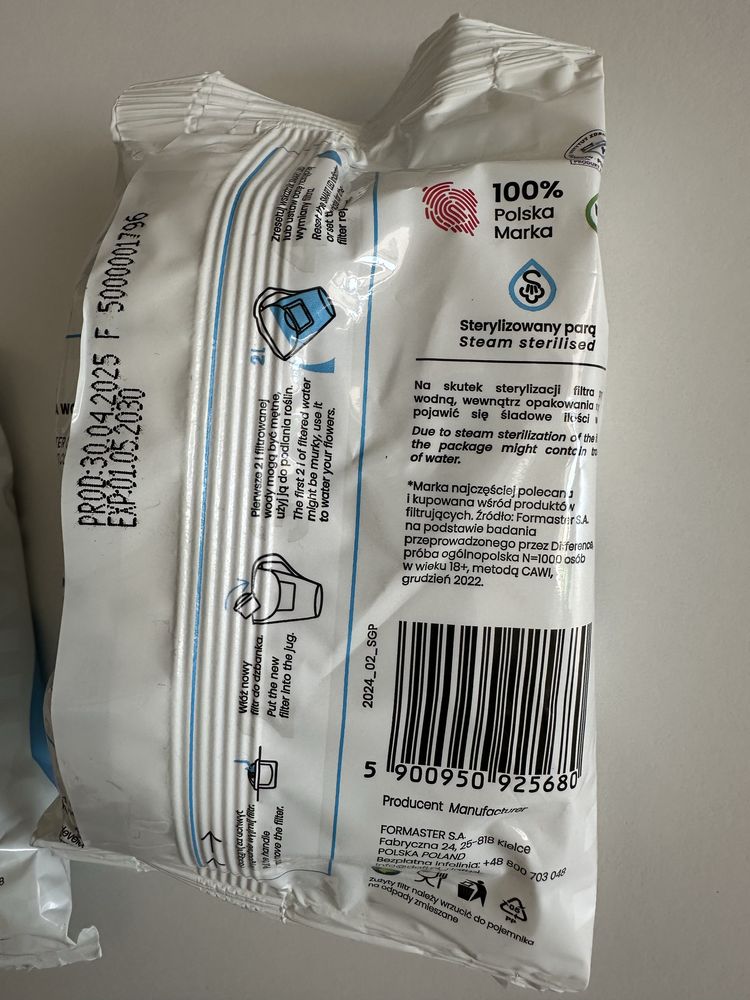 Filtr do wody DAFI Standard 2 sztuki nowe