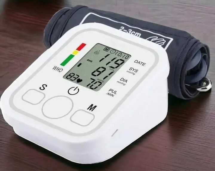 Автоматический Тонометр на плечо для измерения давления и пульса