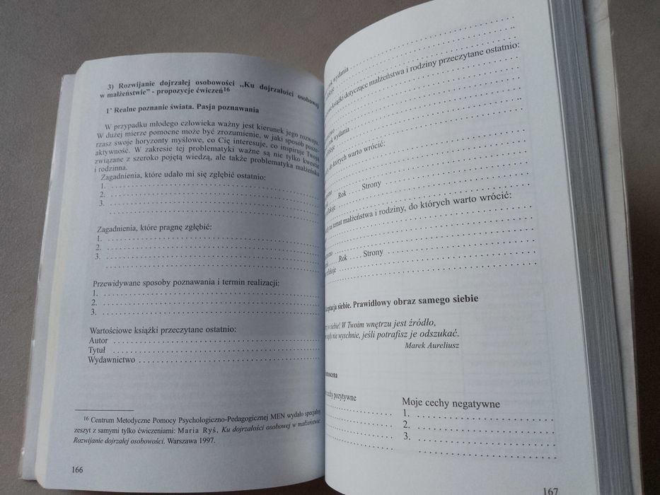 "O miłości, małżeństwie i rodzinie" podręcznik 1998