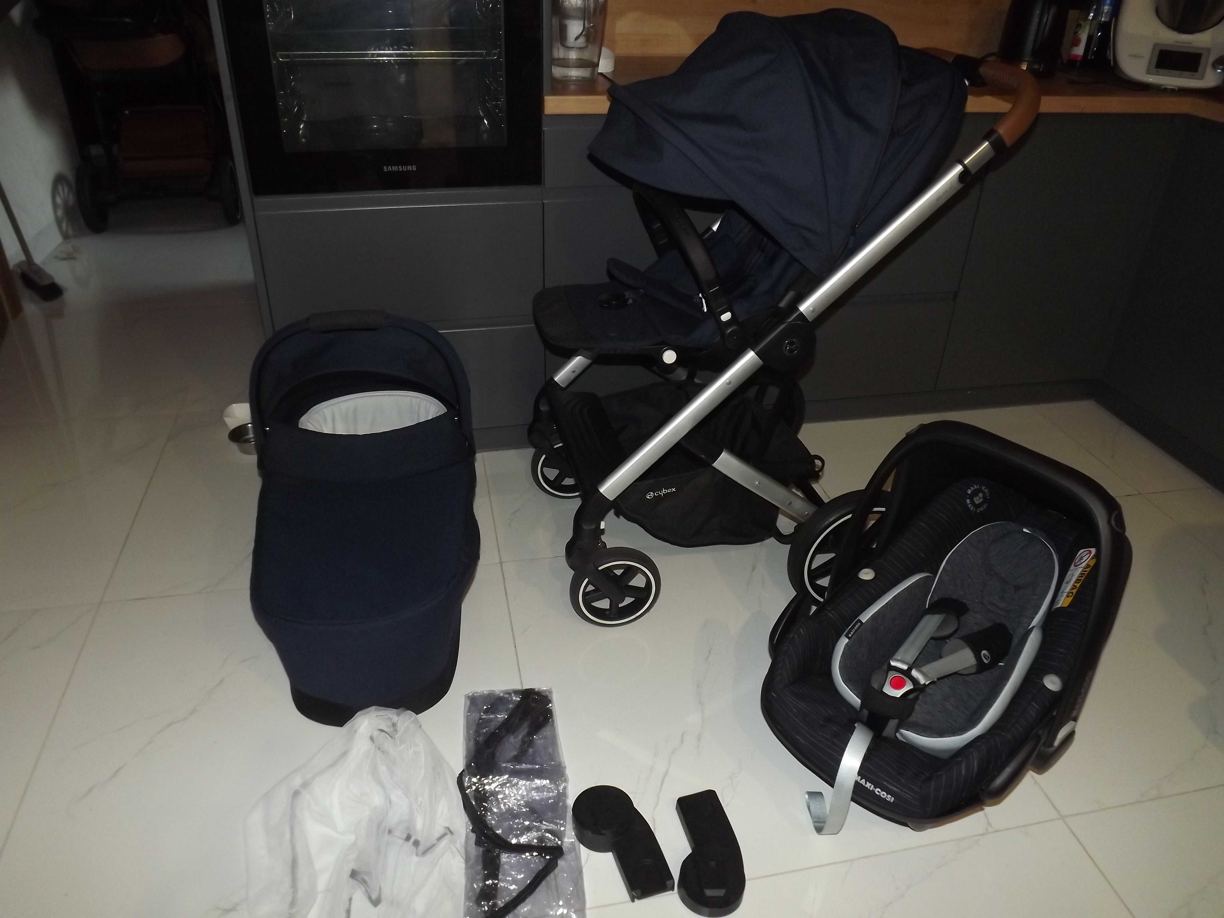 Cybex Balios S lux Navy Blue 3w1 /Maxi cosi PRO /Inne kolory Śliczny