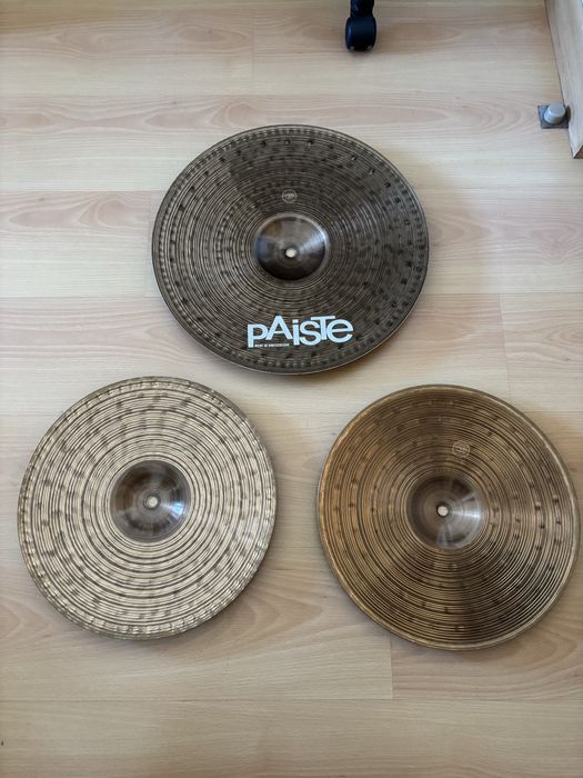 Conjunto Pratos Paiste 900 Series - Hi Hat e Crash