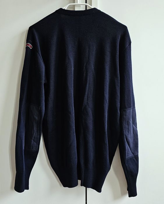Paul & Shark męski sweter L granatowy wełna