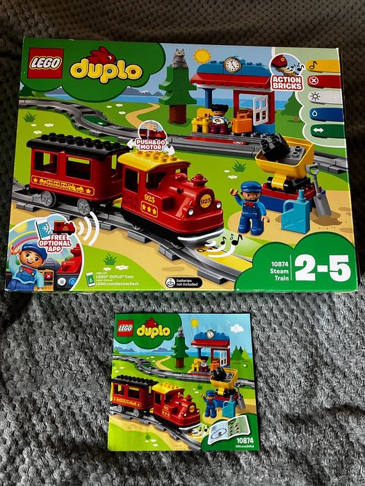 Klocki Lego duplo 10874 pociąg