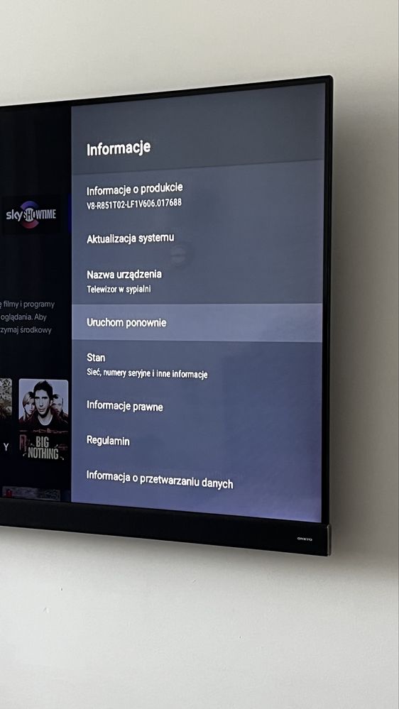 TCL 55EC780 z wbudowanym soundbarem Onkyo - 55" - 4K - Android TV