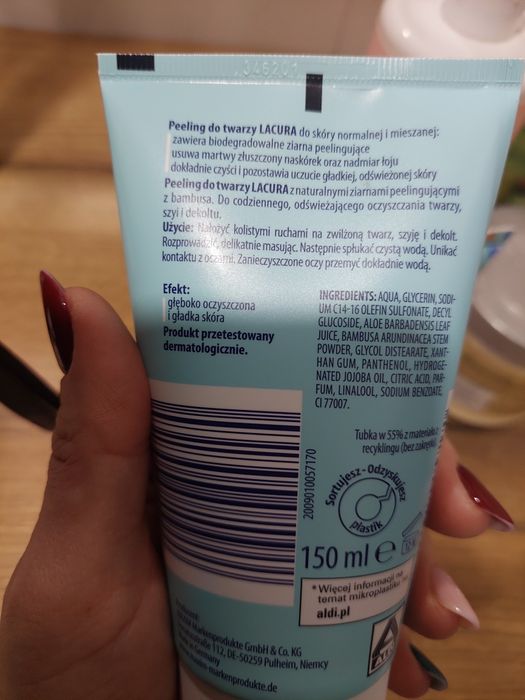 Kosmetyki szampon tonik maska peeling zestaw