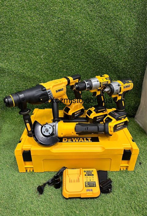 Набір 4в1 АКБ DeWalt 48 V (Шур DCD996 + БолDCG413 + Перф DCH263 + Гай