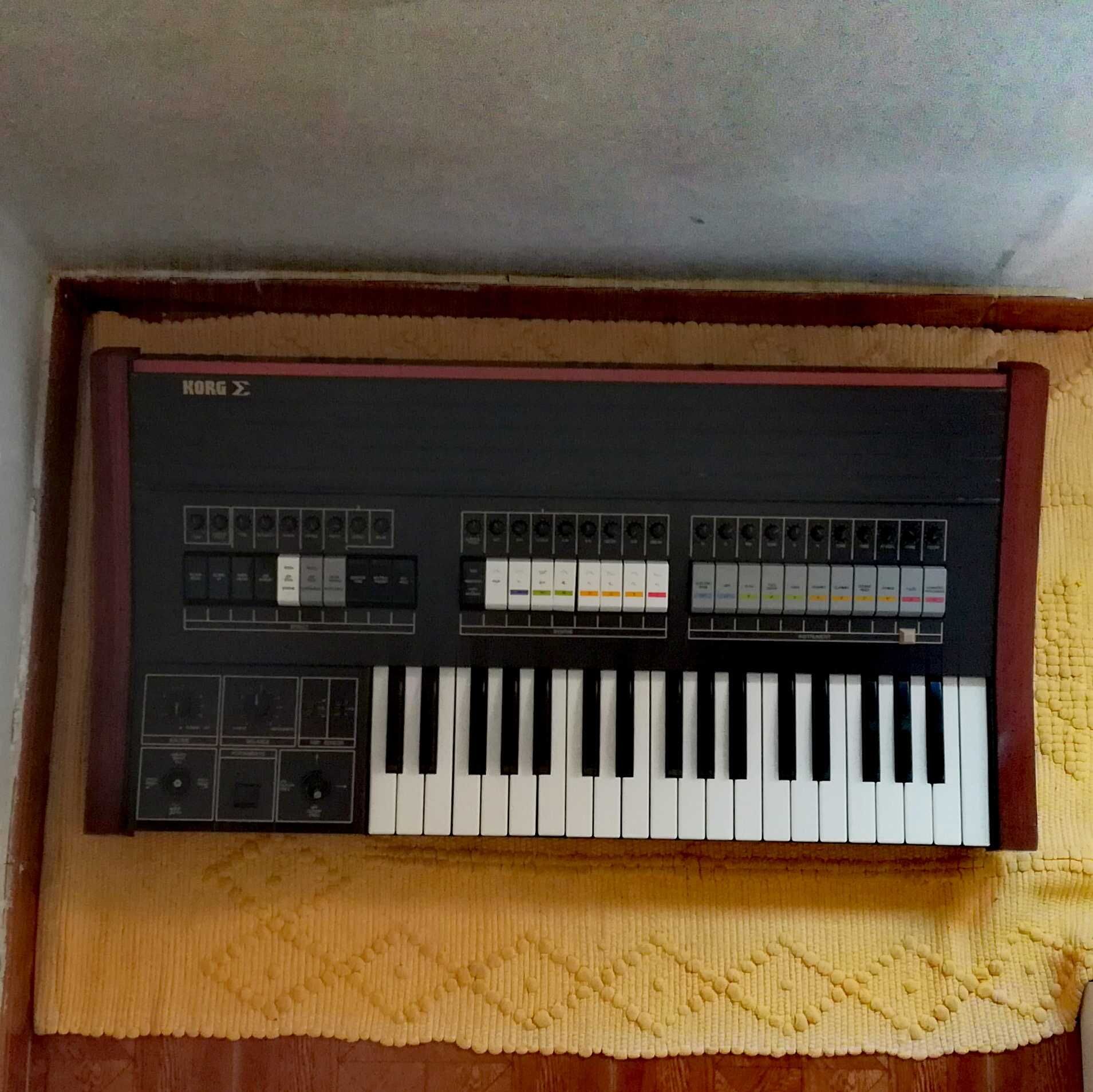 Korg Sigma de 1979 - Teclado de Coleção Mto Raro