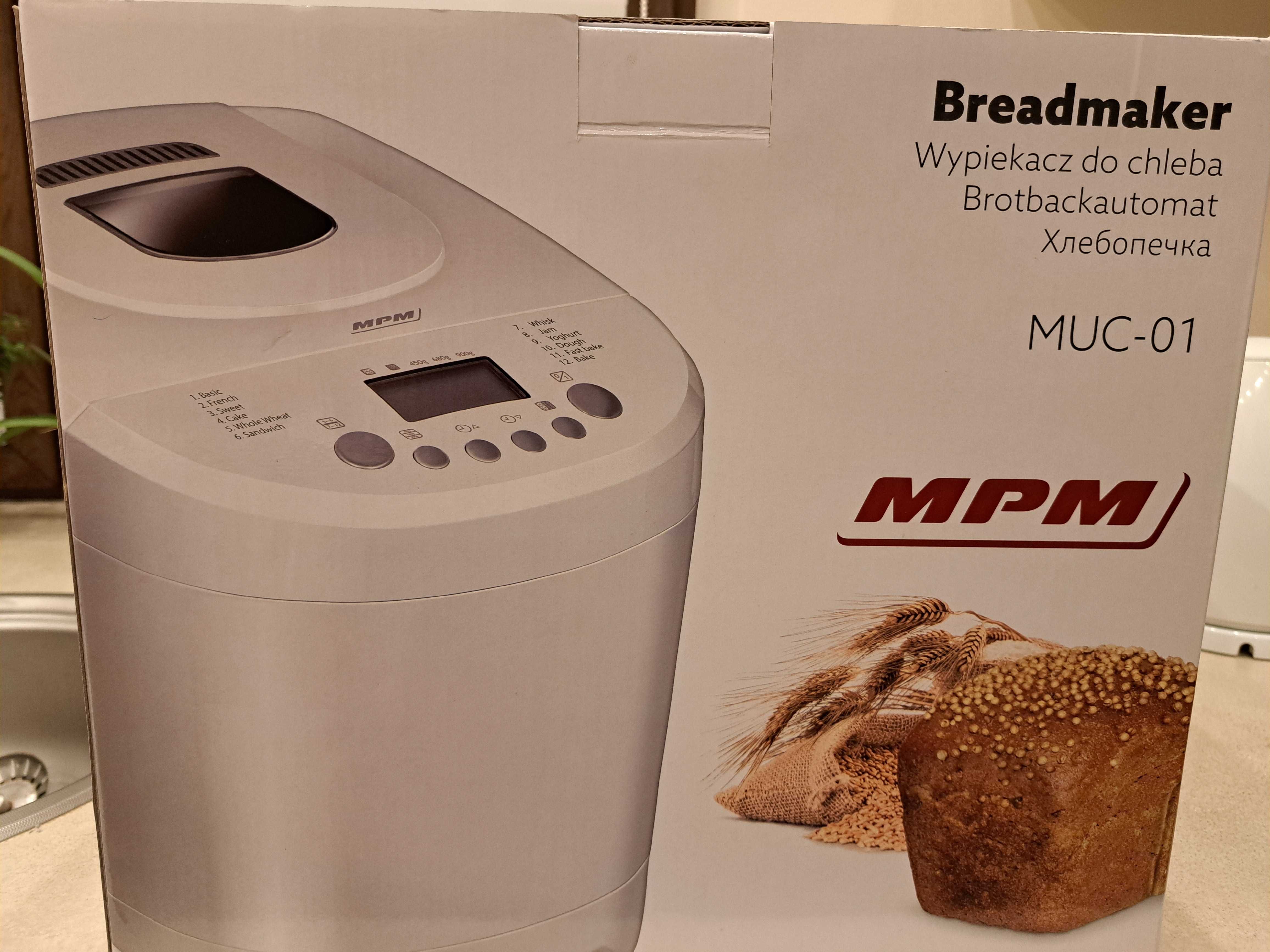 Wypiekacz do chleba MUC-01 firmy MPM