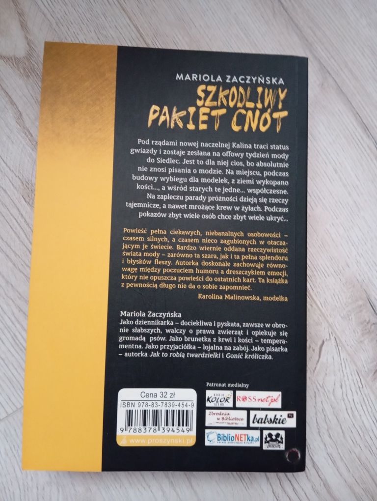 Szkodliwy pakiet cnót. Mariola Zaczyńska
