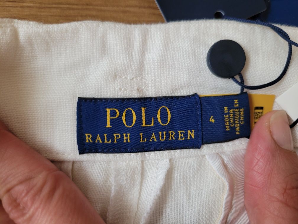 Spodnie Lniane Damskie Ralph Lauren XS