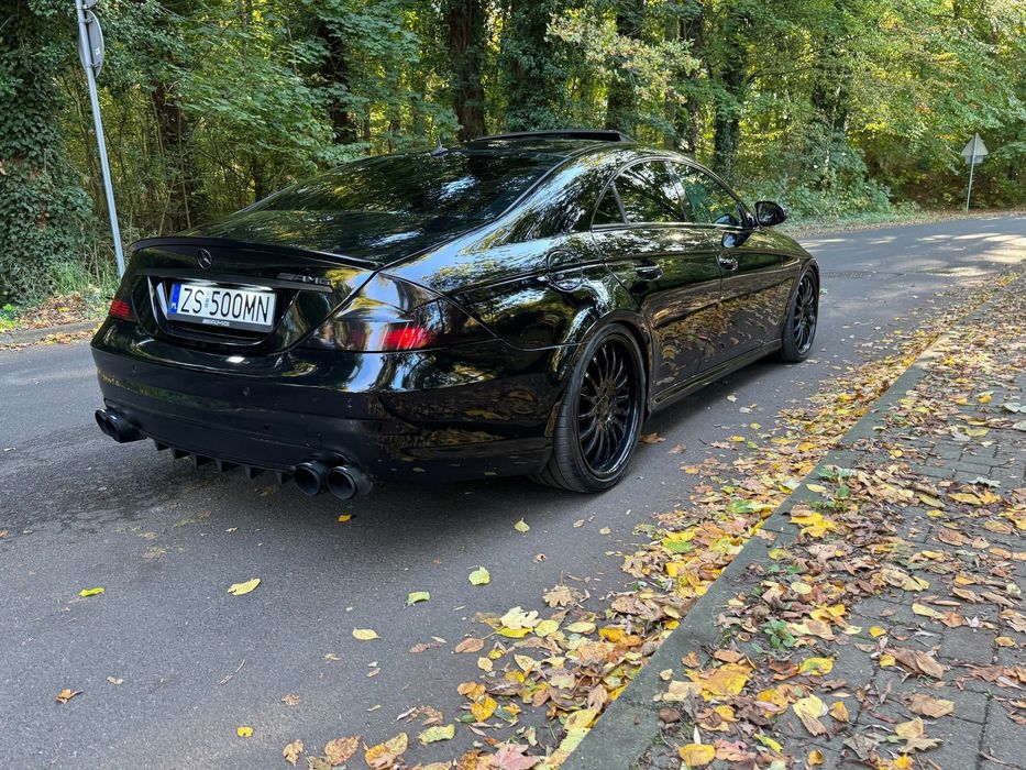 Mercedes-Benz CLS Przyczajony Czarny Jaszczur - Przepiękny config CLS C219 AMG DESIGNO