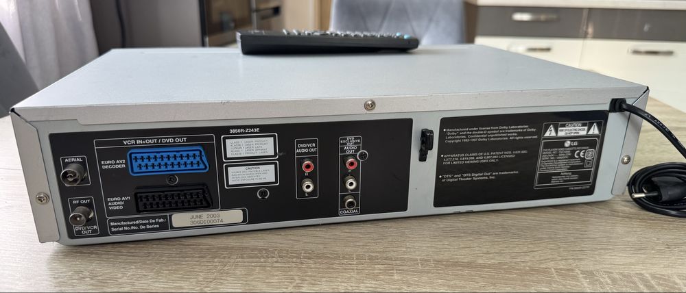 LG DVC5936 #Magetowid VHS DVD #Combo #6HD #Hi-Fi Stereo #Pilot