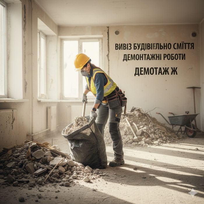 Демонтажні роботи квартир демонтаж приміщень