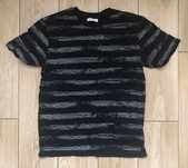 Czarno- szary bawełniany T-shirt Reserved M