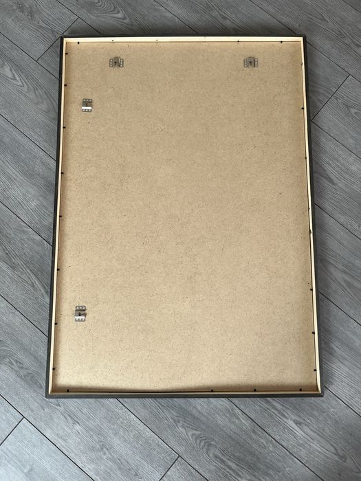 Czarna ramka drewniana 70x100