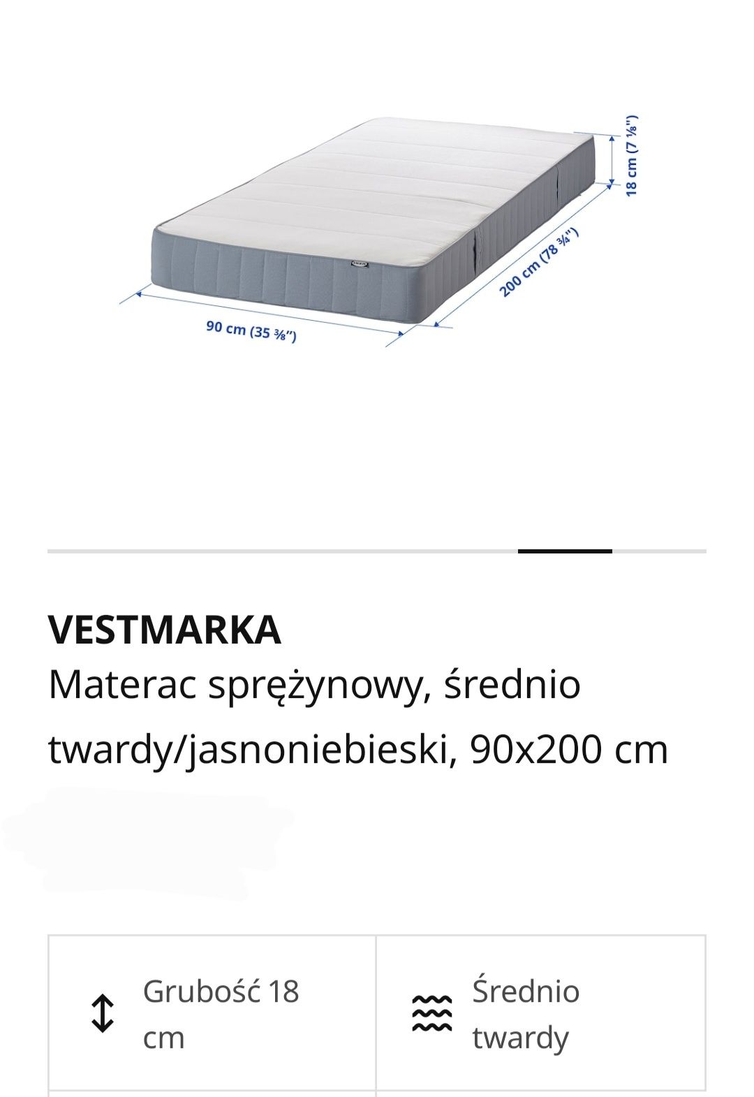 Materac sprężynowy