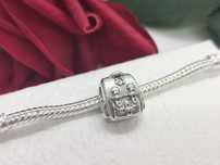 Charm's srebrny zawieszka plecak srebro S925