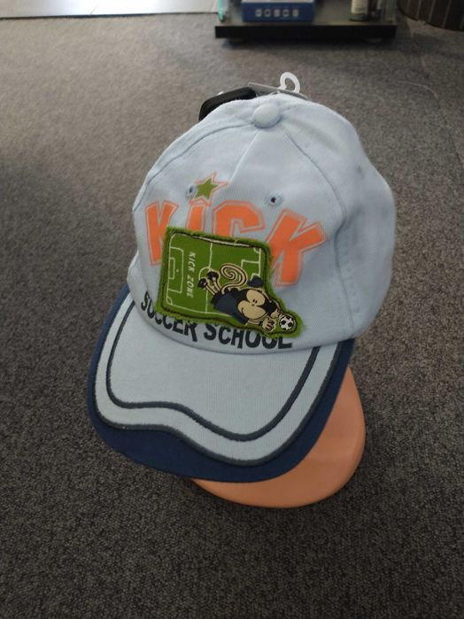 R. 50 nowa czapka z daszkiem chłopięca dla chłopca bawełniana polska