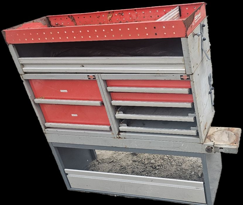 Regał szafka do Busa szuflady Wurth zabudowa bus