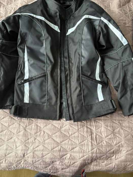 Kombinezon tekstylny dwuczesciowy motocyklowy