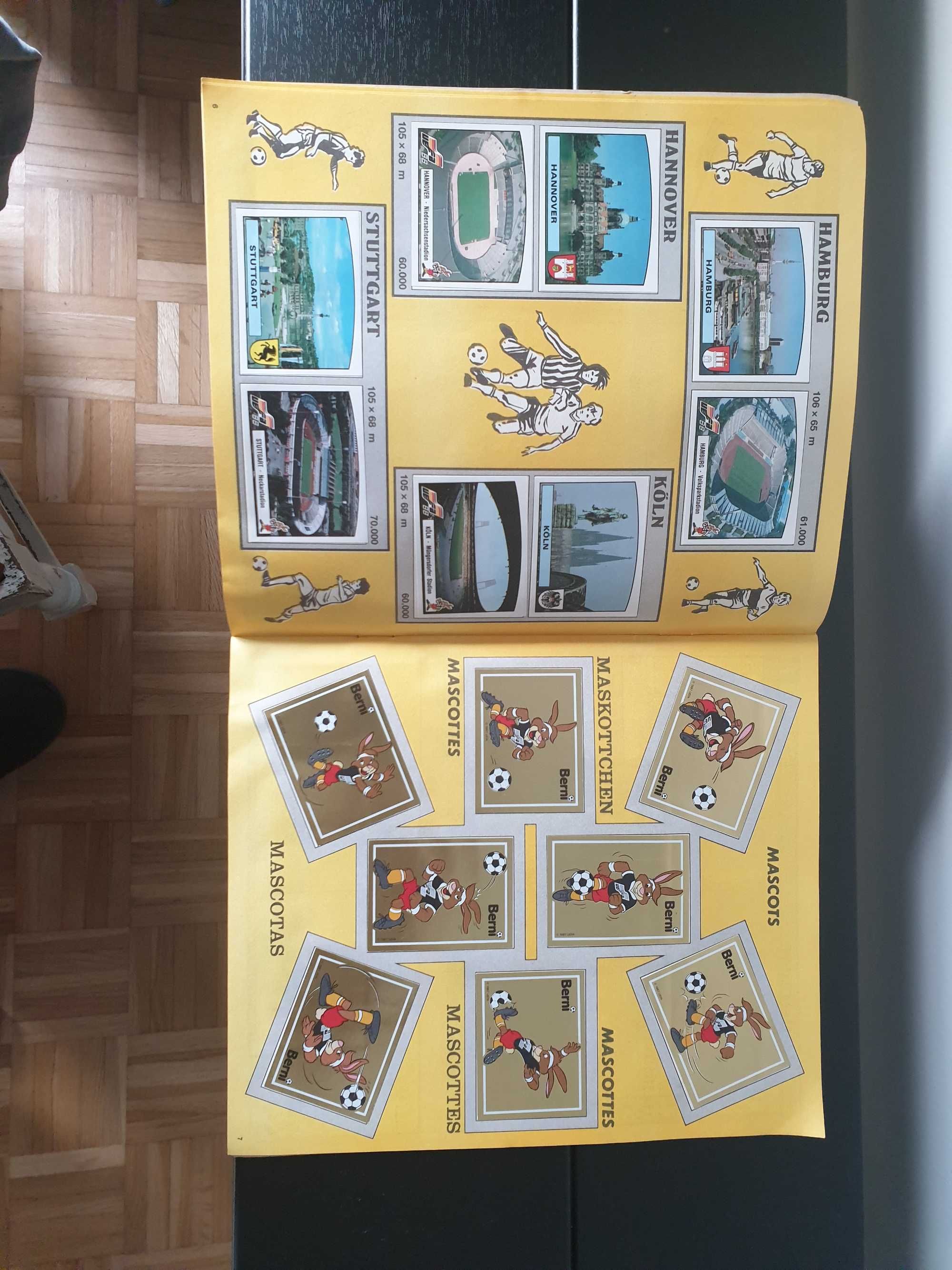 Caderneta  mundial 98 em otimo estado imcompleta