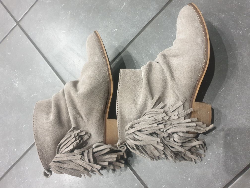 Botki Zara roz.38