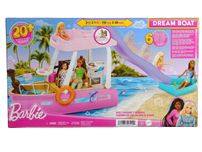 NOWA Barbie Wymarzona łódka ze Zjeżdżalnią Zestaw Przygód HJV37 +akces