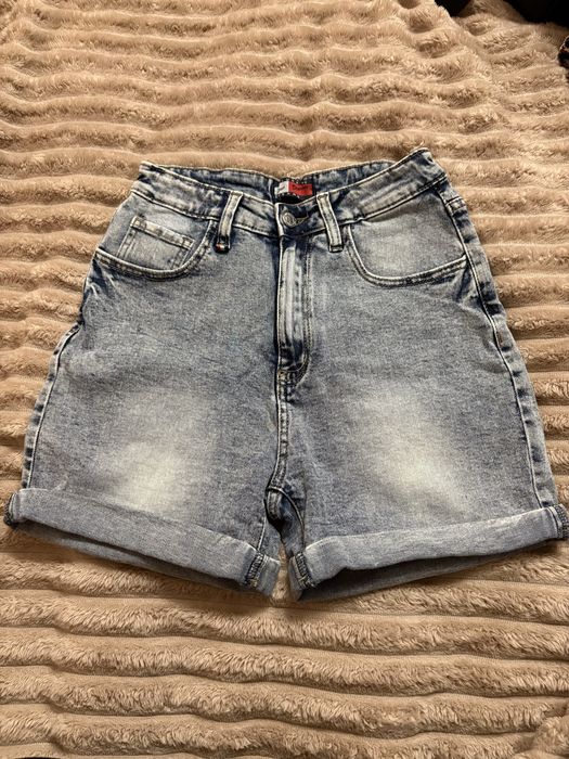 Джинсові шорти стрейтчові