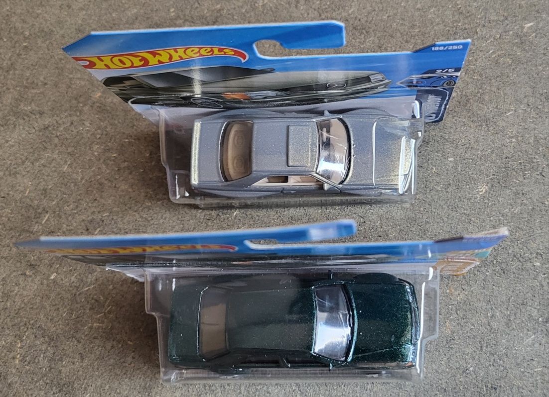 2x Hot Wheels 89 Mercedes-Benz 560 SEC AMG i 500E