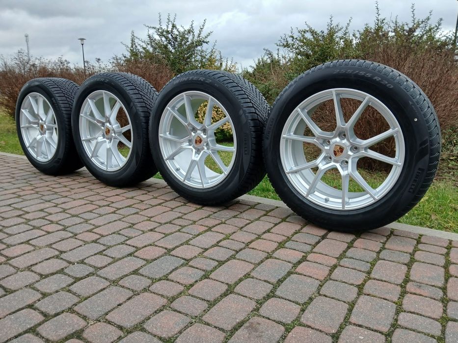 NOWE koła zimowe Porsche Cayenne 20 cali 5x130 Opona Pirelli Oryginał