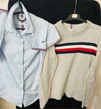 Жіночий джемпер та сорочка“ Tommy Hilficer”, poзмір 34XS (42).