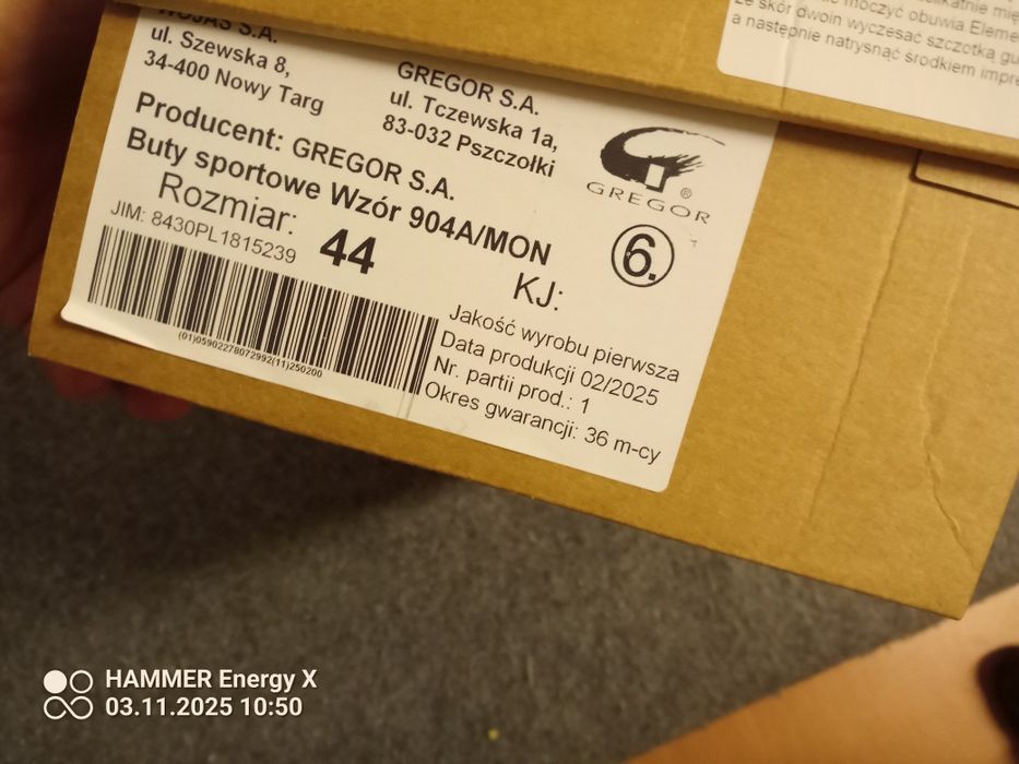 Buty sportowe wojskowe 904A/MON