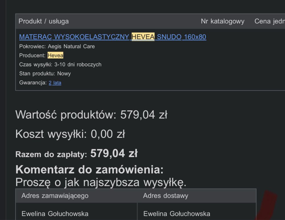 Lozko Tipi Luletto 160x80