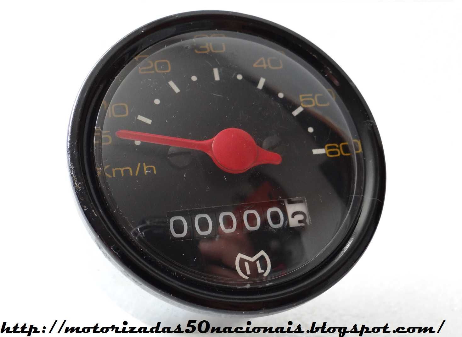 Conta-Km MIL de 60mm p/ Motorizadas Nacionais