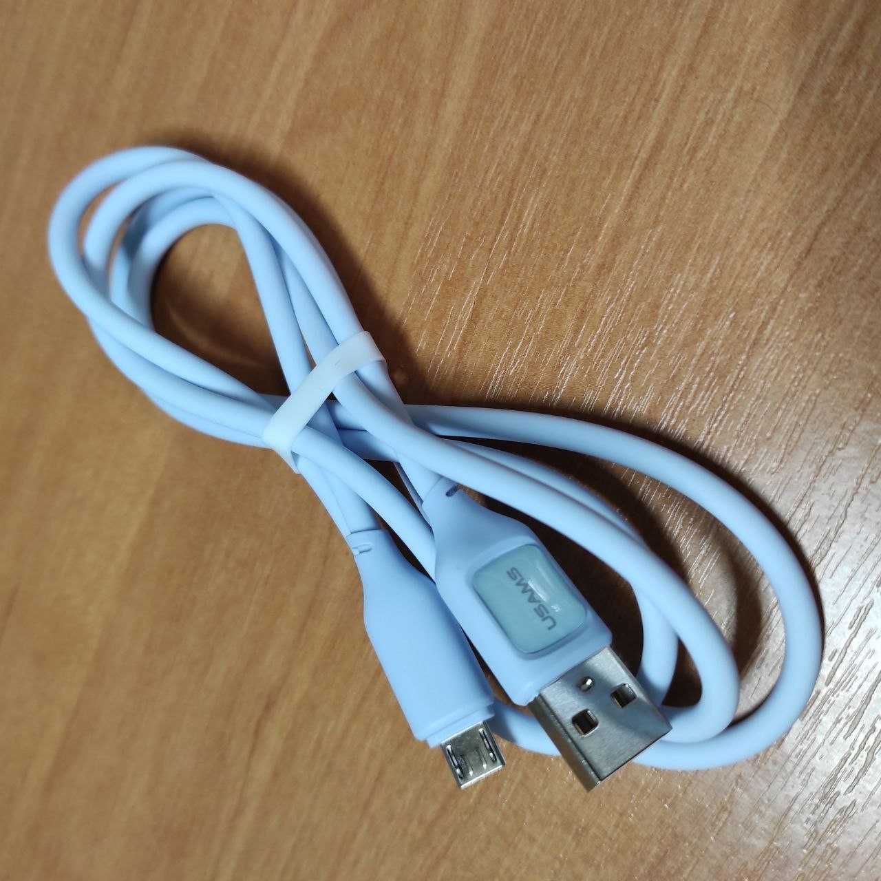 Силіконовий кабель для зарядки та передачі даних Micro USB, micro-USB