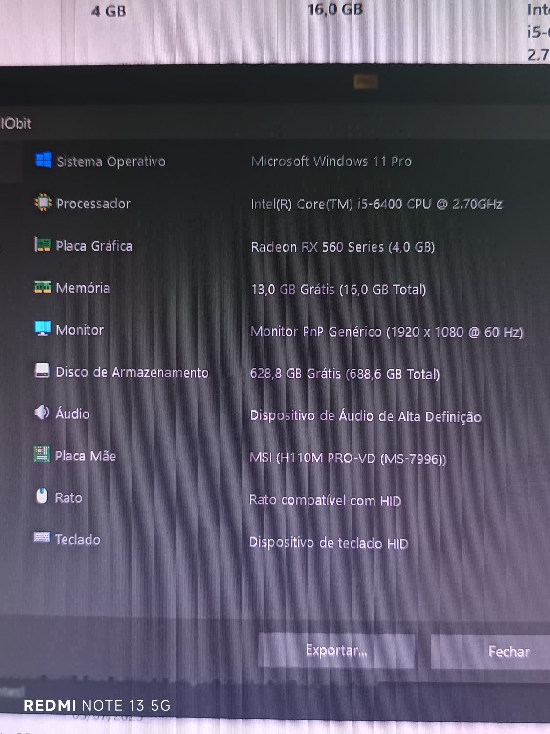Desktop Gigabyte i5 6400 3.3 GHz Turbo