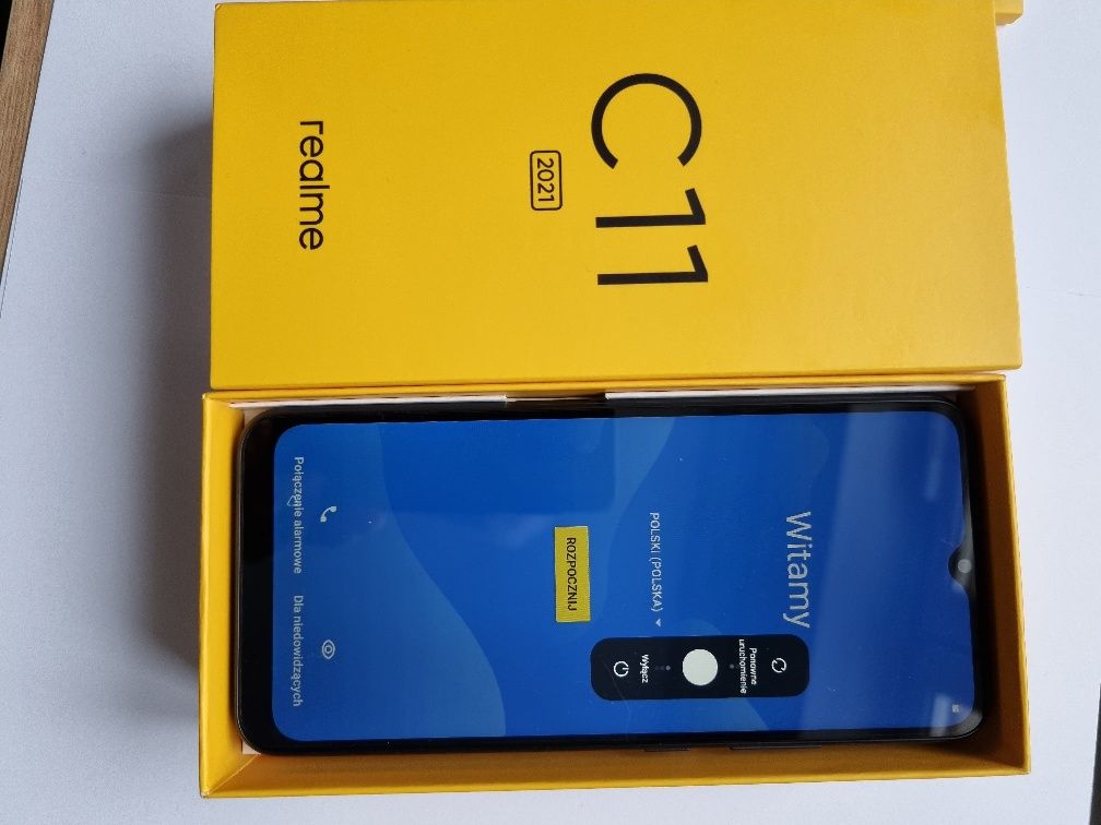 Smartfon Realme C11 32 GB szary , nowy , gwarancja .