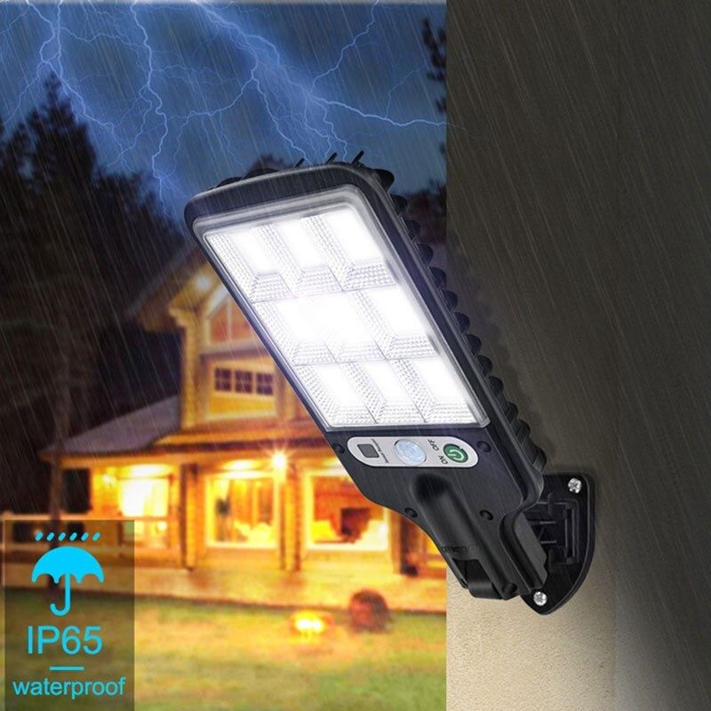 Luz Exterior Com Painel Solar Sem Fio Com Comando
Ip65
Sensores movime