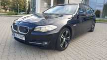BMW Seria 5 BMW 530D F11 2011r Automat Czarna Xenon Zarejestrowana Ładna