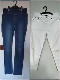 2x Spodnie jeans ESMARA + 3/4 SODA rozm.S/M