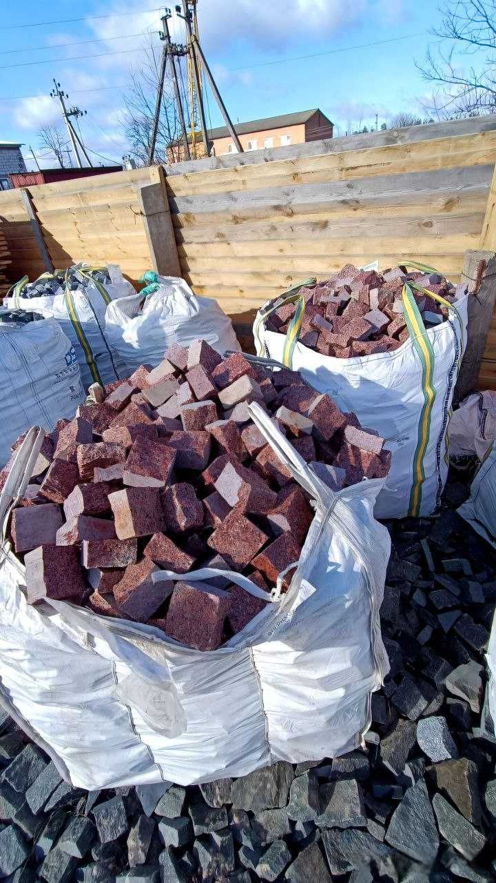 Бруківка гранітна червона \ від виробника.