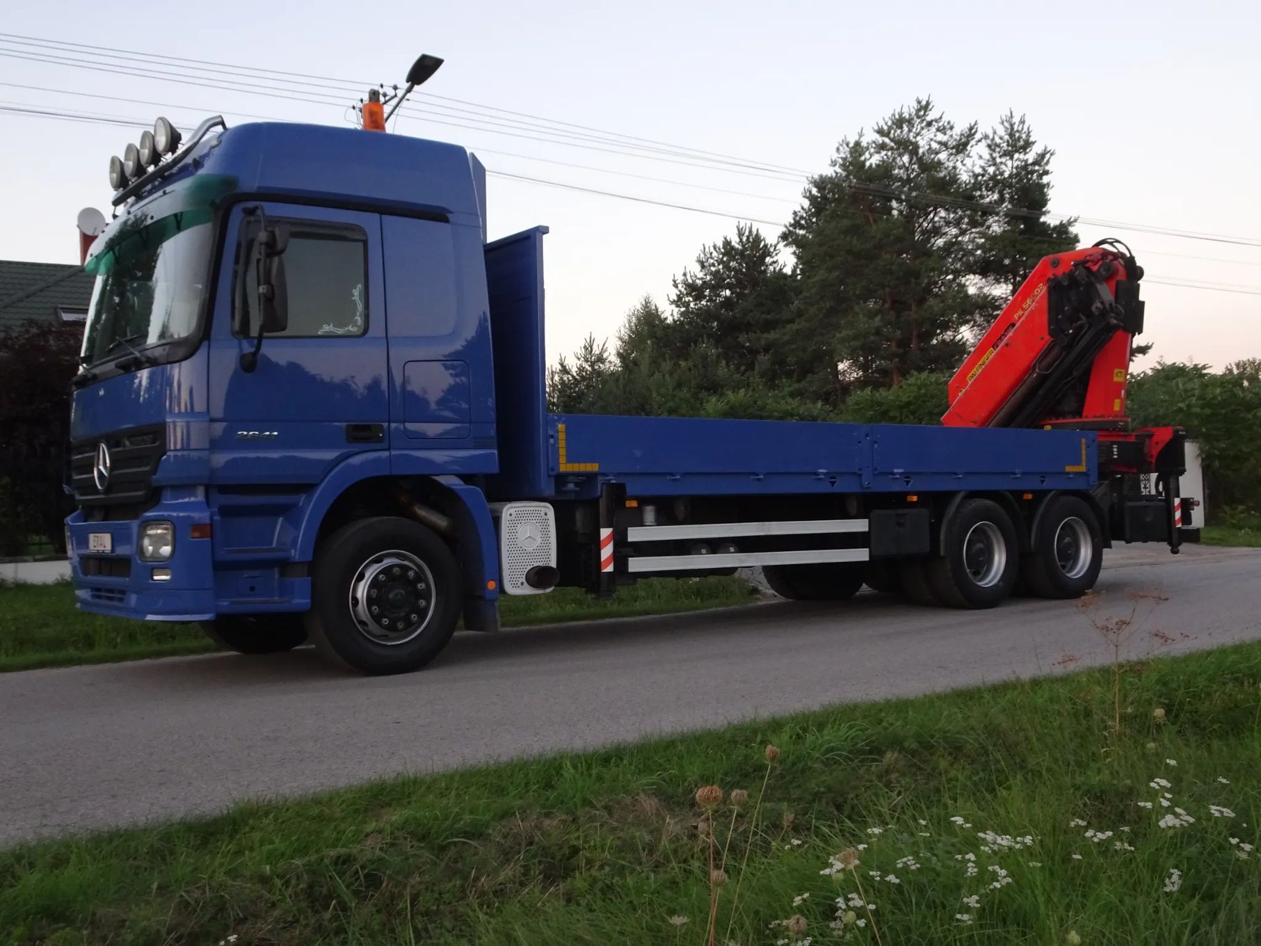 Mercedes-Benz Actros 2641 6x4 Palfinger PK 56002 stare tacho sprowadzony z Niemiec