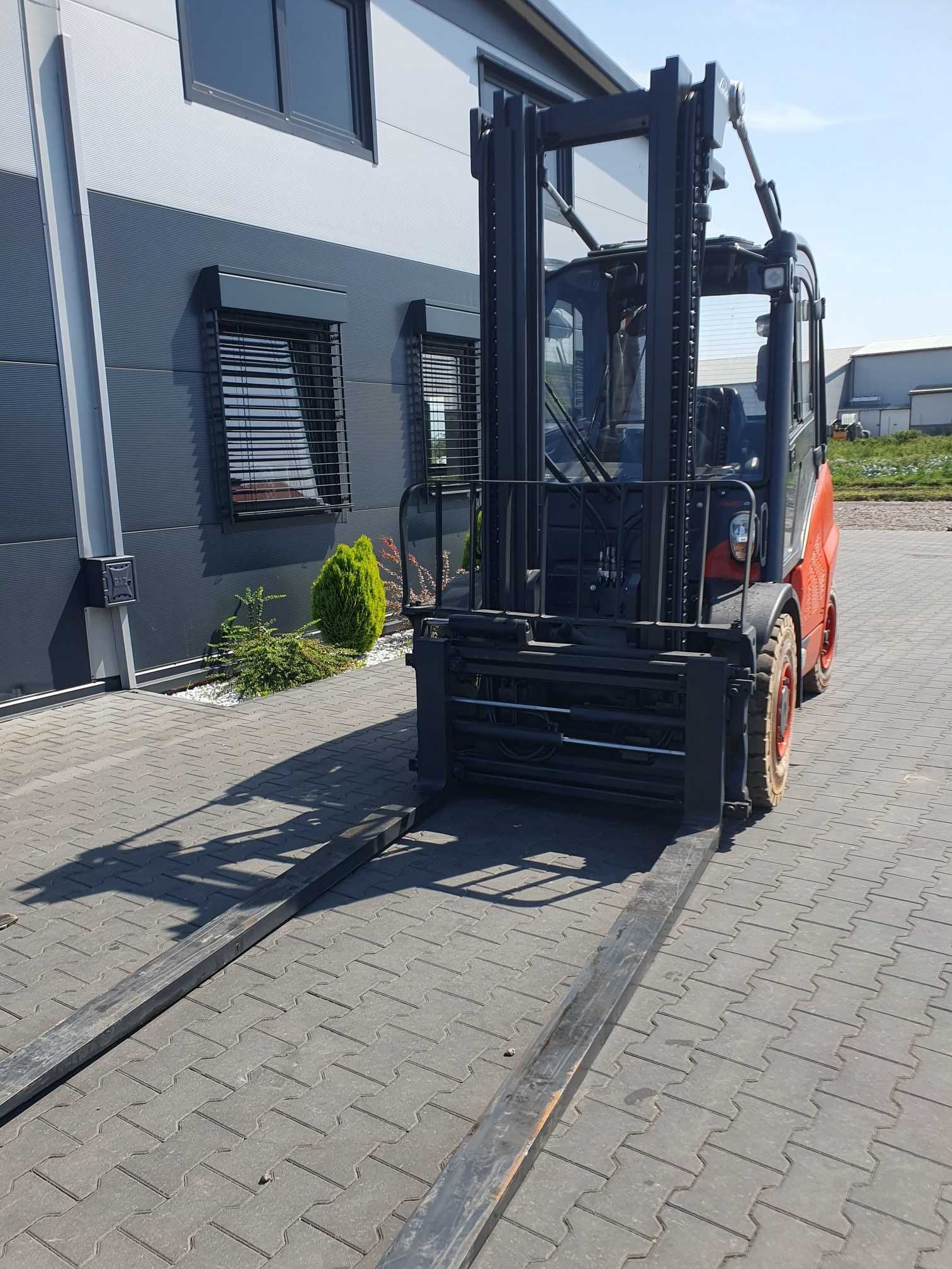 Wózek widłowy Linde H45D-02 2019r Pozycjoner Diesel Kabina H50 H40 H35