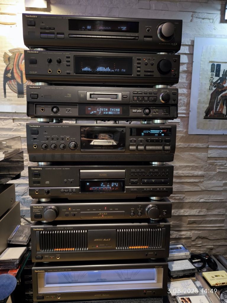 Wzmacniacz Technics SU-C800 przedwzmacniacz  i końcówka mocy SE-A800