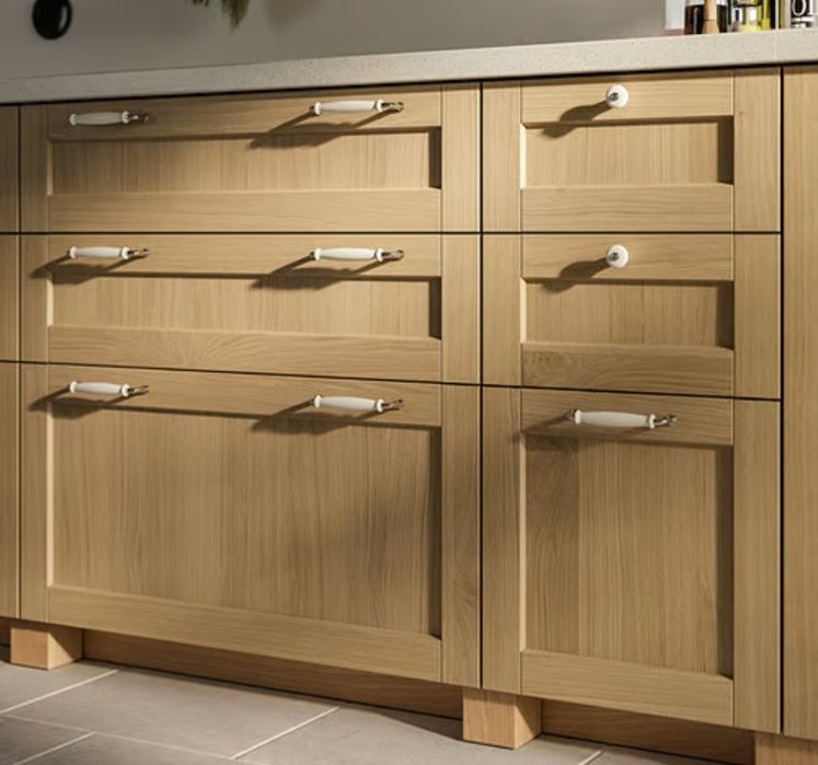 FORSBACKA przednia noga, 8 cm, dąb