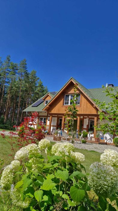 Dom na skraju lasu z jacuzzi & sauna / pokoje gościnne